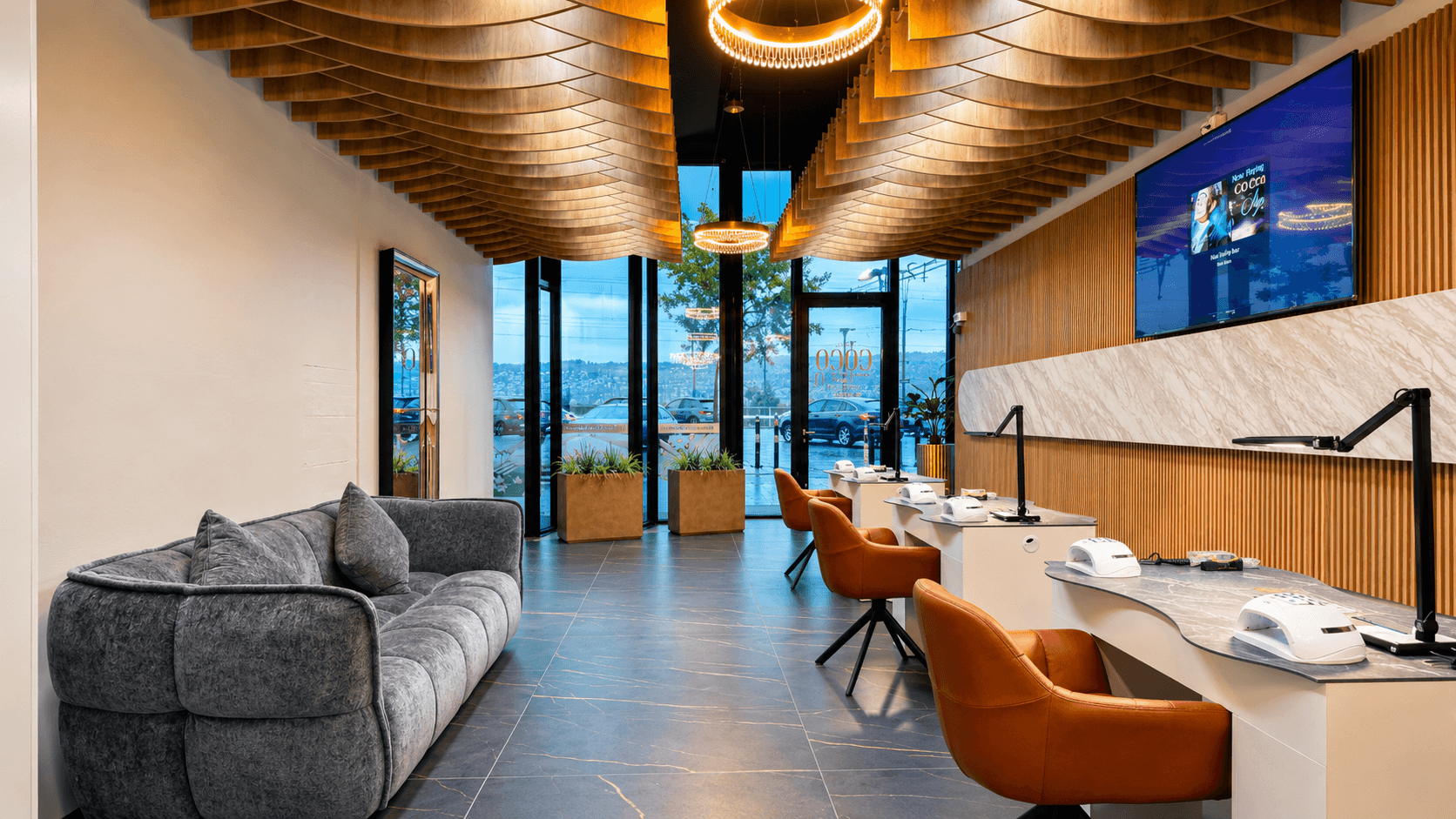 COCO Nails & Beauty Horgen salon interior