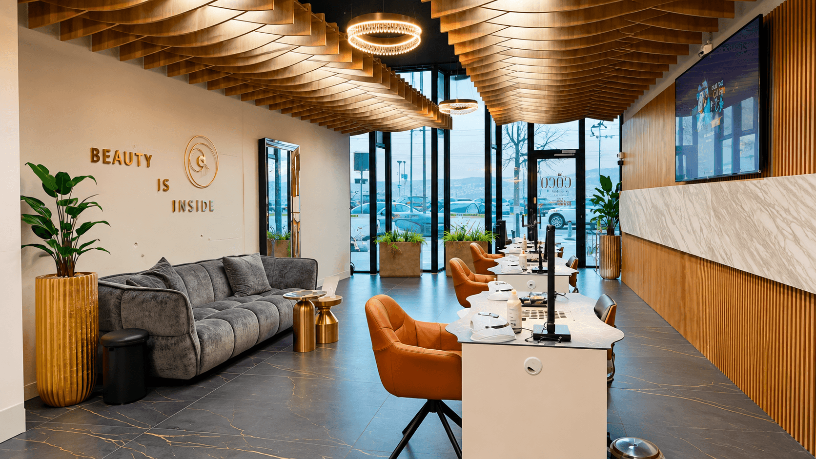 COCO Nails & Beauty Horgen salon interior