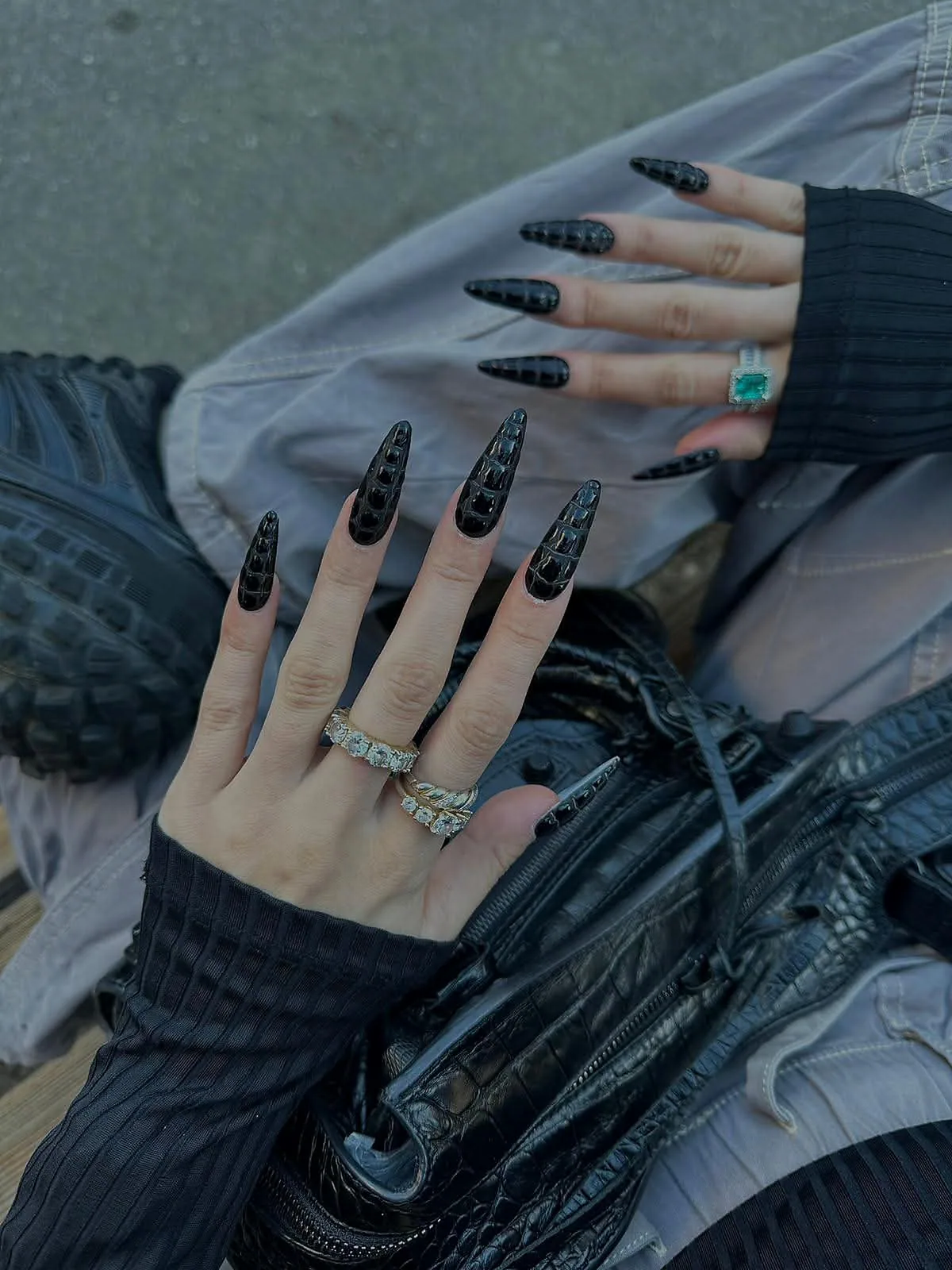 Black Gloss Nails von COCO Nails & Beauty Horgen