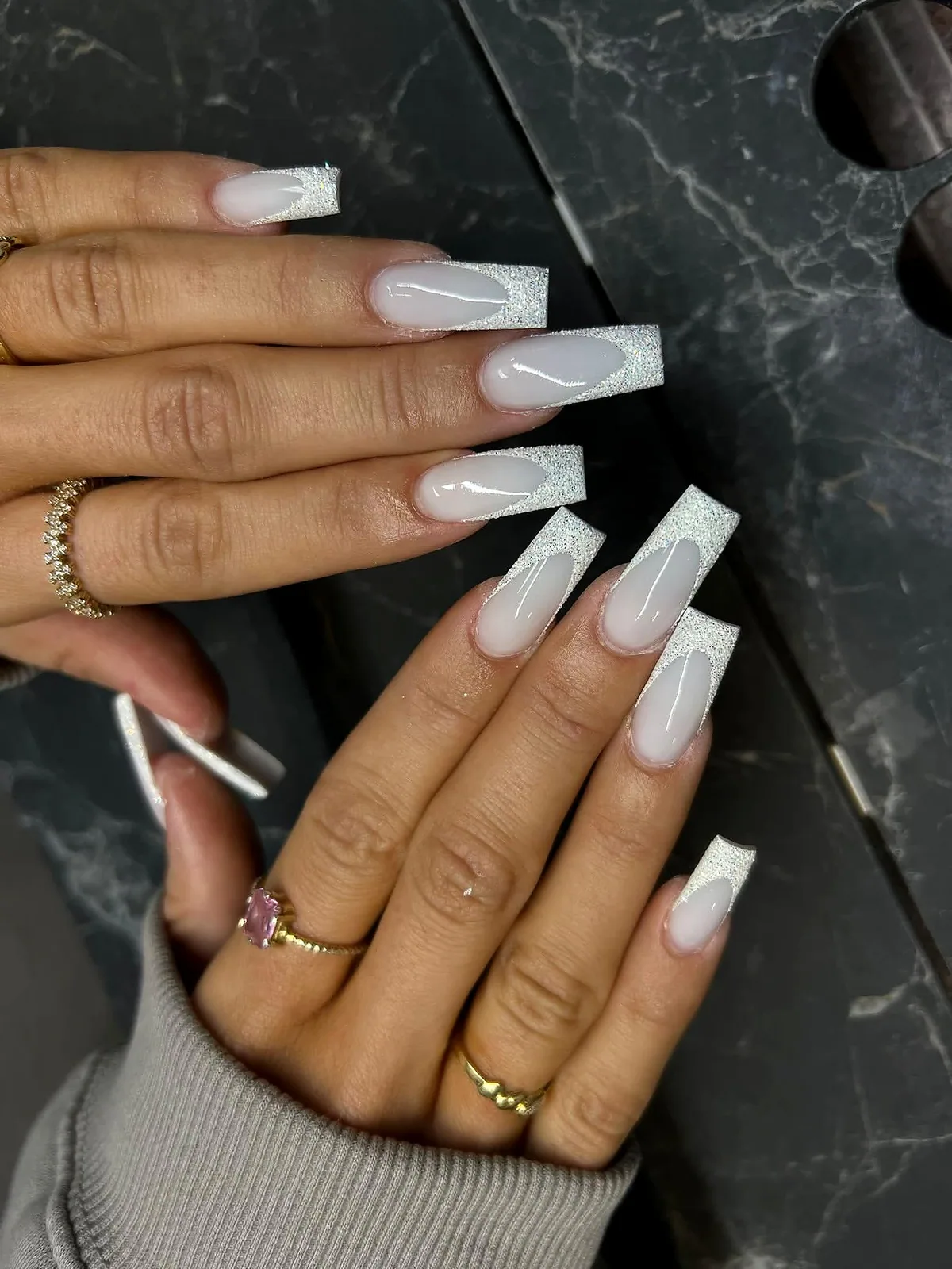 Milky White Extensions von COCO Nails & Beauty Horgen