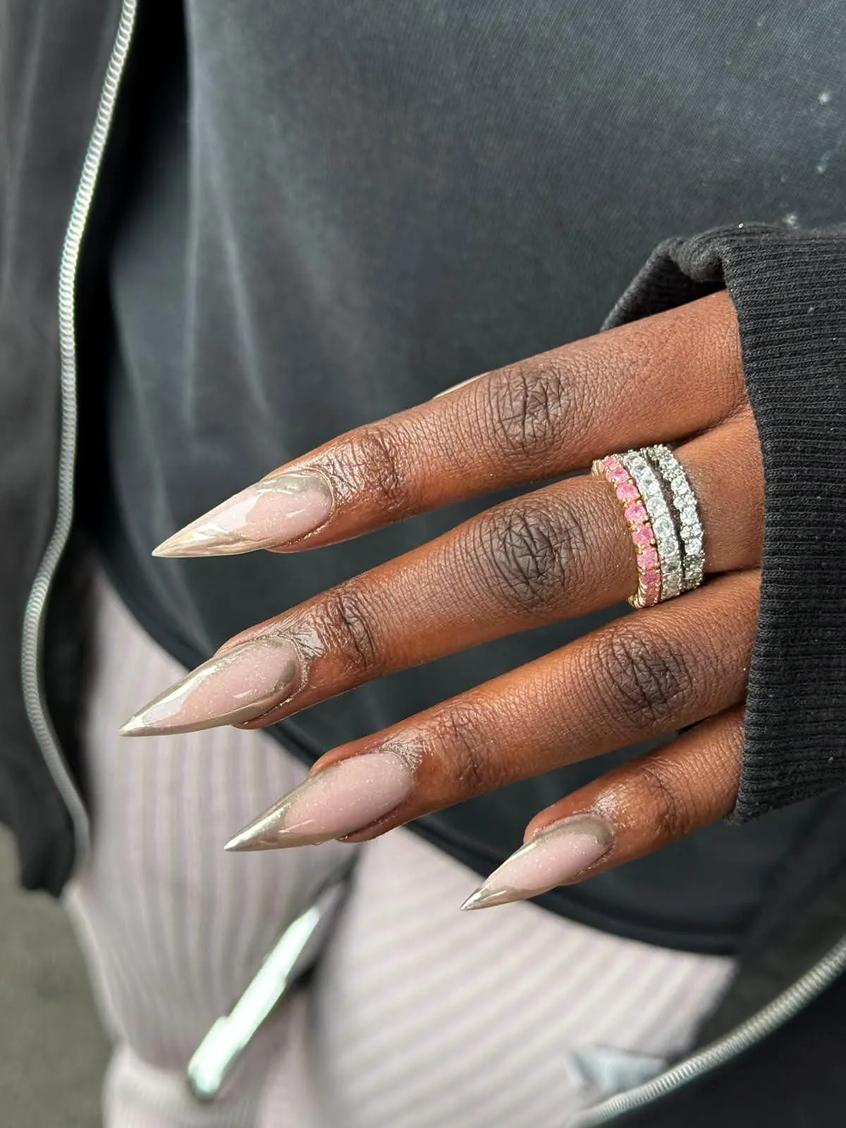 Nude Stiletto Extensions von COCO Nails & Beauty Horgen