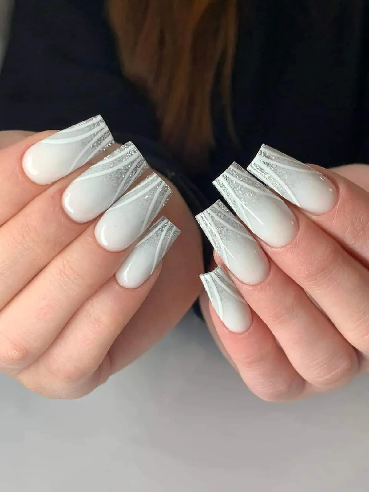 White Sculpted Extensions von COCO Nails & Beauty Horgen